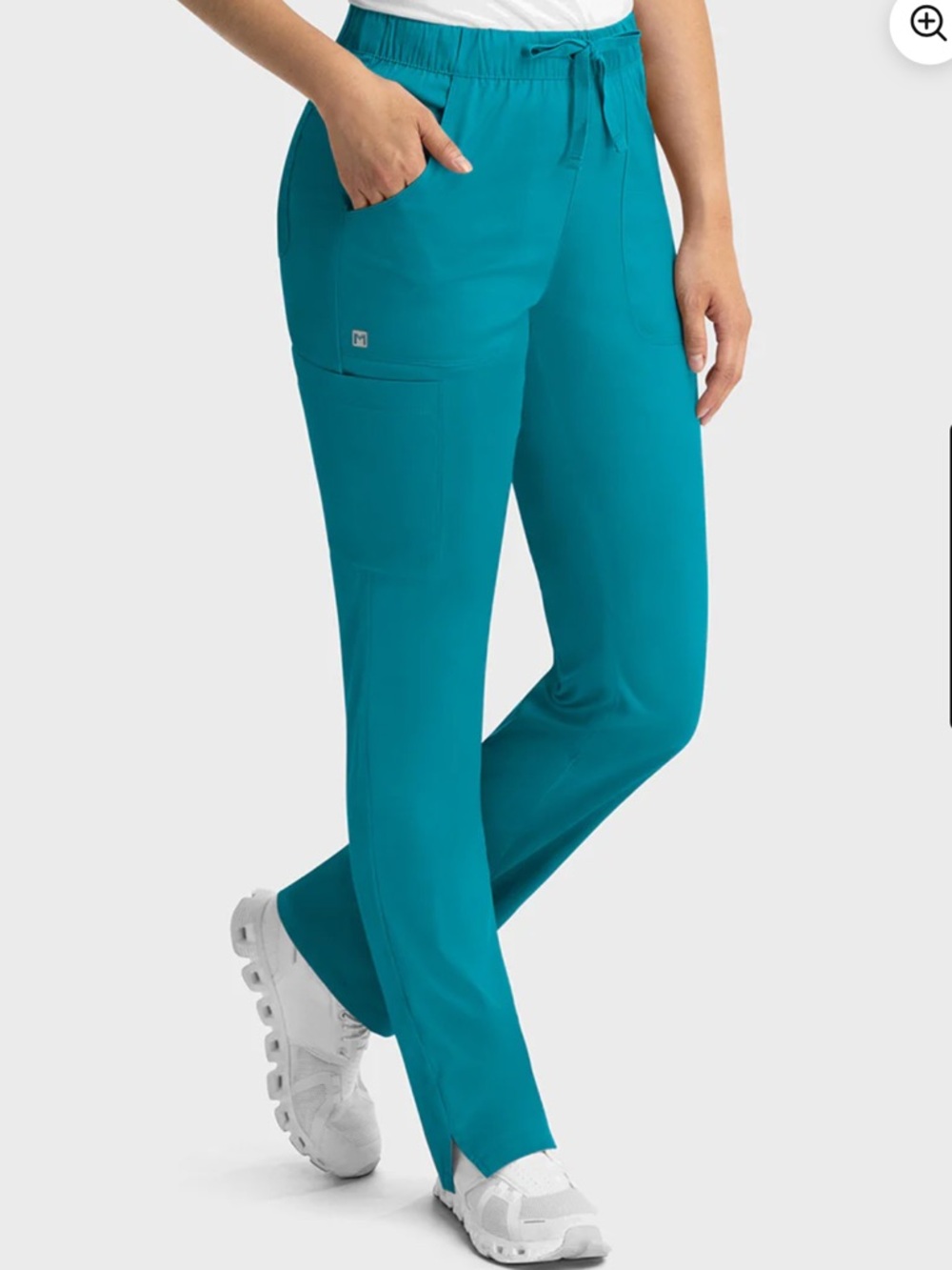 Maevn Matrix 6501 Women's Full Elastic Waistband Cargo Scrub Pant NWT